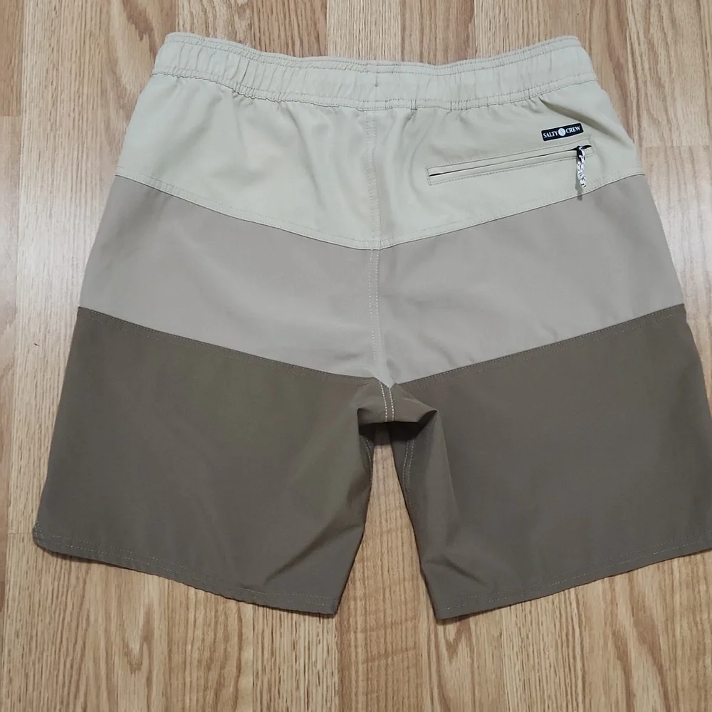 Salty Crew Boardshorts Beacon 2 Elastic -Sand Size Small